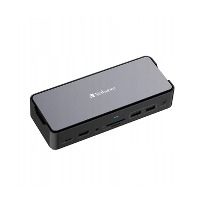 Verbatim Stacja dokująca USB-C Pro 15-port HDMI RJ45 microSD USB-A USB-C