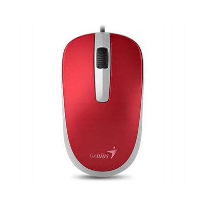 Genius DX-120 Mysz przewodowa, czerwona, 1200DPI