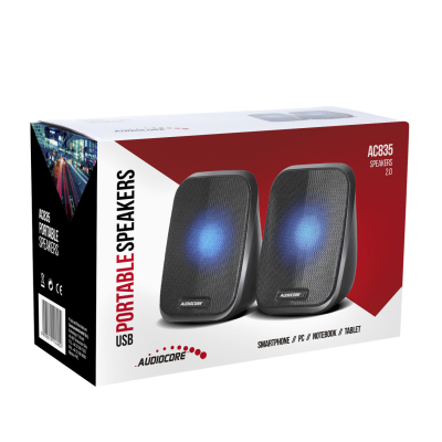 Zestaw głośników 2.0 Audiocore AC835 6 W czarny
