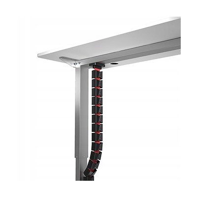 Powerton ERGO GANSO PRO Organizer kabli, czarno-czerwony