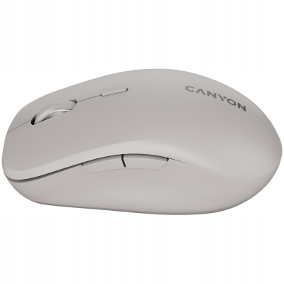 Canyon MW-12 - mysz bezprzewodowa Dual-Band 2.4 GHz + BT ciemnoszara