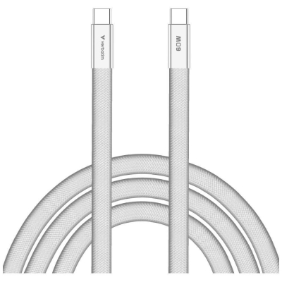 Verbatim USB-C kabel SoftTouch USB C - USB C 60W 1.2m Biały box 30274