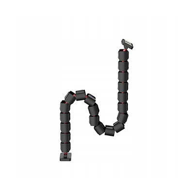 Powerton ERGO GANSO PRO Organizer kabli, czarno-czerwony