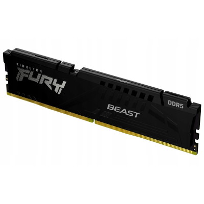 Pamięć DDR5 Fury Beast Black 16GB(1*16GB)/5200