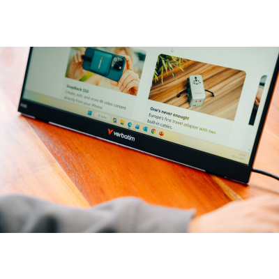 Verbatim monitor przenośny, Monitor LIGHT, 15.6