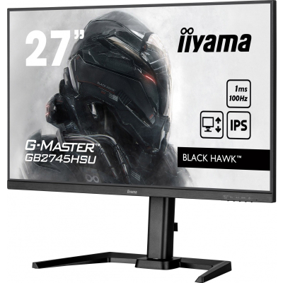 IIYAMA Monitor 27 cali GB2745HSU-B2 IPS FHD 100Hz 1ms 2xUSB 300cd