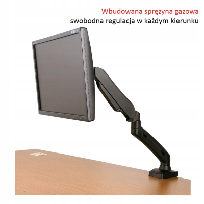 UCHWYT BIURKOWY GAZOWY 1 MONITOR 13-27 L-11GD ART