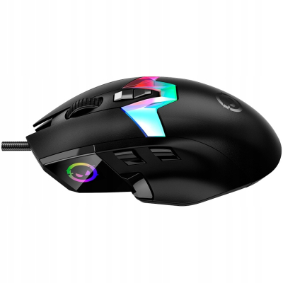 LORGAR Mysz Gamingowa Pro MSP80, 8000 Hz, Czarna