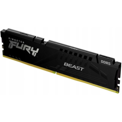 Kingston Pamięć DDR5 Fury Beast Black 32GB(1*32GB)/5200 CL36 EXPO