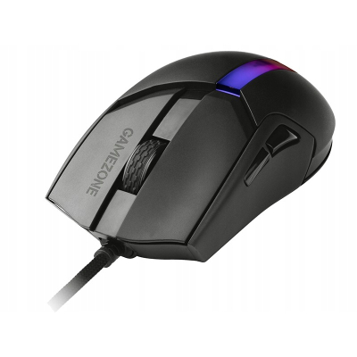 Mysz przewodowa gamingowa Tracer GAMEZONE COOL 12000DPI RGB Optyczna Czarna