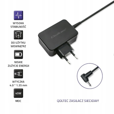 QOLTEC Zasilacz do Lenovo 20W 5V 4A 3.5*1.35