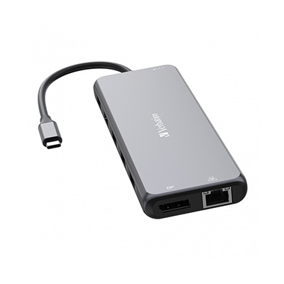 Verbatim USB (3.2) hub 13-port, długość przewodu 20 cm, 2x USB C, 6x USB A