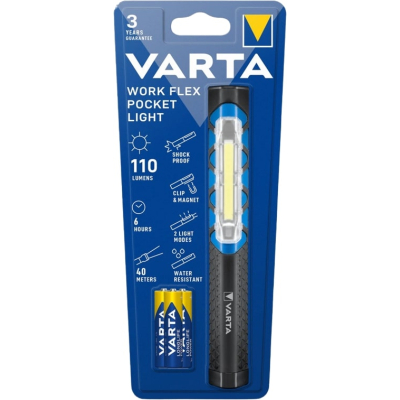 VARTA LATARKA LED WORK FLEX POCKET LIGHT (+3xAAA)