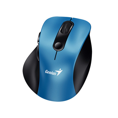 Genius Ergo 9000S Mysz bezprzewodowa, czarno-niebieski, 2400DPI