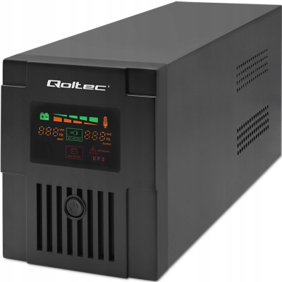 Qoltec Zasilacz awaryjny UPS Line Interactive Monolith 1200VA 720W