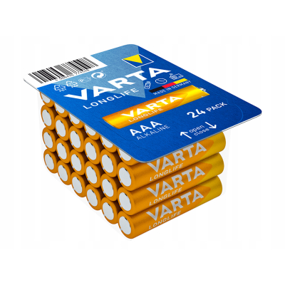 VARTA BATERIE ALKALICZNE R3 (AAA) LONGLIFE 24szt