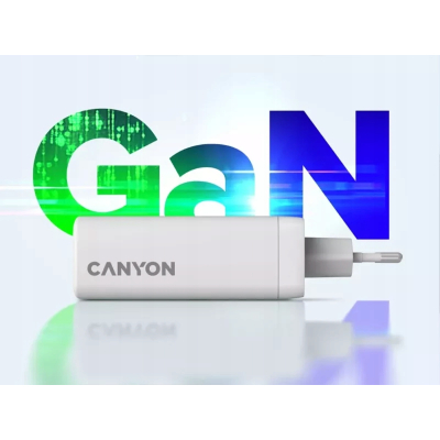 CANYON Ładowarka sieciowa CU140ACC GaN 150W 3xPD 1xQC EU Biała
