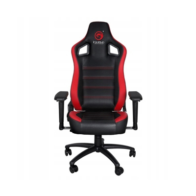 Fotel dla gracza Marvo CH-118, czarno-czerwona