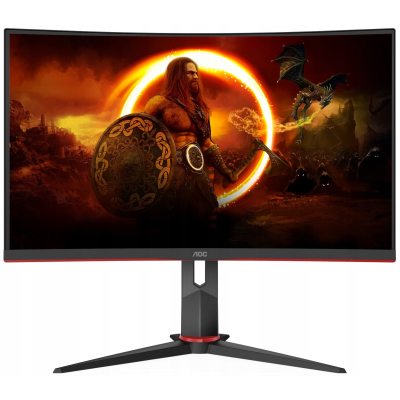 AOC Monitor CQ27G2S/BK 27 cali VA Curved 165Hz HDMIx2
