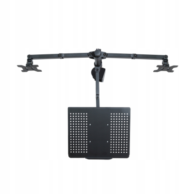 UCHWYT BIURKOWY 2 MONITORY 13-27+notebook L-25 ART