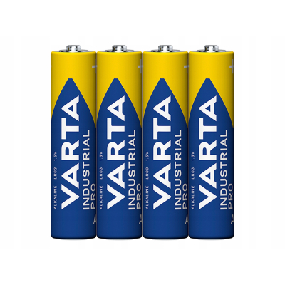 VARTA BATERIA Alkaliczna INDUSTRIAL PRO AAA LR03 Folia 1,5V 4szt