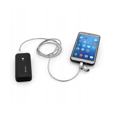 Verbatim USB kabel (2.0) USB A M - microUSB (M) + Lightning (M) 1m 48869