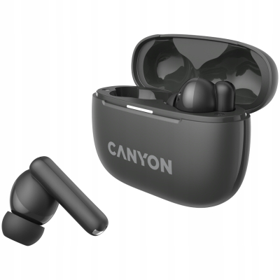 CANYON Słuchawki dokanałowe OnGo 10 ANC i ENC Szare