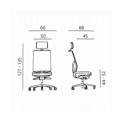 Powerton ERGO MARIE Ergonomiczny fotel biurowy, Czarny