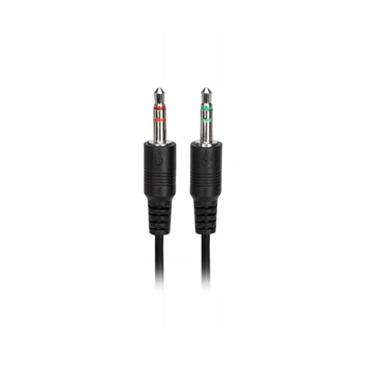 Marvo HP1001 słuchawki z mikrofonem, przewodowa, czarna, 2 x 3.5 mm Jack