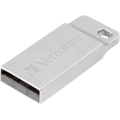 Verbatim USB flash disk USB 2.0 64GB Metal Executive StoreNGo srebrny 98750