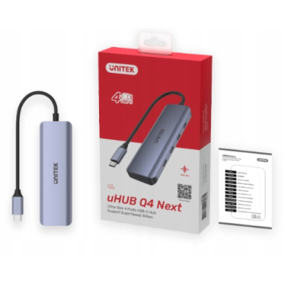 Unitek Hub USB-C 3.1, 4 x USB-C, 5 Gbps