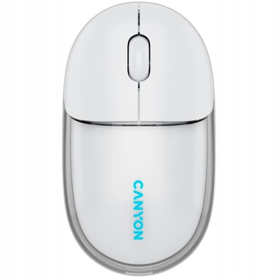 CANYON mouse 24 BT Wireless Transparent White