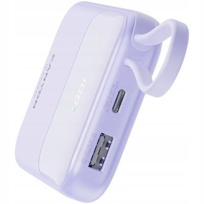 CANYON Power Bank OnPower 101 z kablem 10000 mAh PD22.5W Fiolet