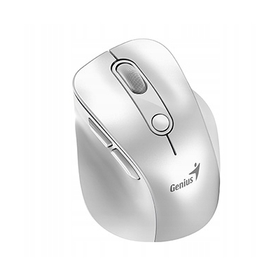 Genius Ergo 9000S Pro Mysz bezprzewodowa, biała, 2400DPI