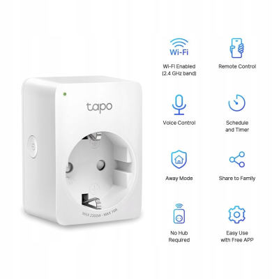 TP-LInk Kontroler Tapo P100(1-pack Smart Plug WiFi