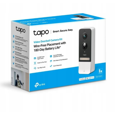TP-LINK Wideodzwonek do drzwi Tapo Smart z zasilaniem bateryjnym D230S1