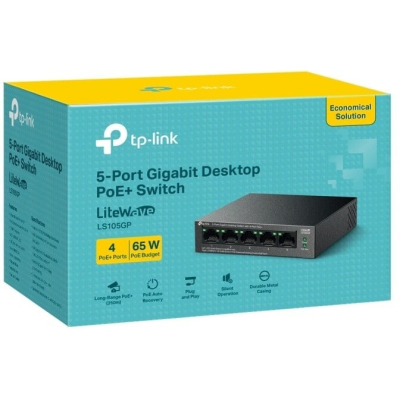 TP-LINK Przełącznik 5xGE PoE+ LS105GP SKLEP KOZIENICE RADOM