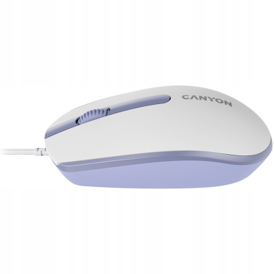 Canyon M-10 - przewodowa mysz optyczna Lawendowa