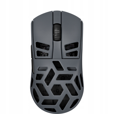 LORGAR Mysz Gamingowa MSE90W, Bezprzewodowa ze stopu magnezu, Ciemnoszara