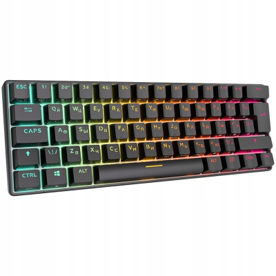 ROYAL KLUDGE RK61 Black Gaming Keyboard Brown switch