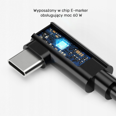 Unitek światłowodowy kabel VR Link Pro USB-C do C 5Gps 60W 5m czarny