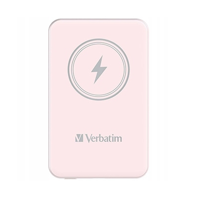 Verbatim powerbank z ładowaniem bezprzewodowym 5V 32243 5000mAh różowa
