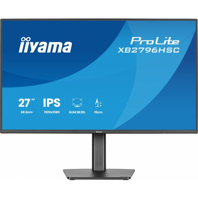 Monitor iiyama 27 cali XB2796HSC-B1 IPS FHD HDMI 144Hz USB 3.2 USB-C 2x2W