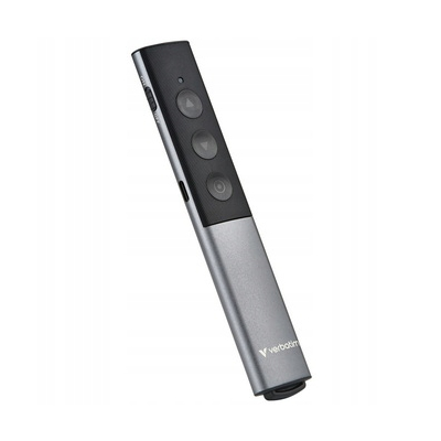 Bezprzewodowy prezenter Agenda, 2.4Ghz, szaro czarny, Verbatim