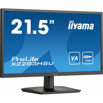 IIyama Monitor 21.5 cala X2283HSU-B1 VA,HDMI,DP