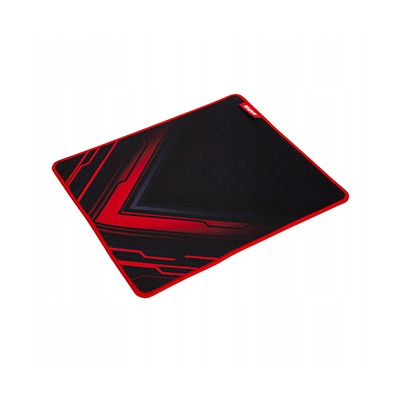 Marvo Podkładka pod mysz, Blaze L, czarno-czerwona, 450 x 400 x 3 mm