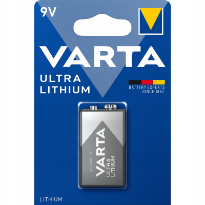 VARTA BATERIA LITOWA 9V 1szt professional