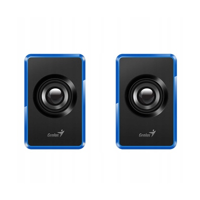 Genius głośniki SP-U125, 2.0, 3W niebieskie regulacja głośności 3,5 mm jack