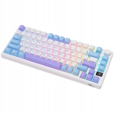 ROYAL KLUDGE RK-M75 Taro Milk Gaming Keyboard Brown switch