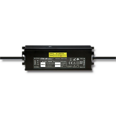 Qoltec Zasilacz impulsowy LED IP67 60W 12V 5A Wodoodporny Czarny